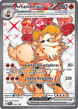 Carta do Arcanince Ex de Pokemon TCG